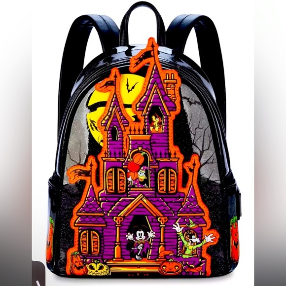 Loungefly Handbags - Loungefly Disney Park Mickey Mouse and Friends Halloween Mini Backpack NWT​​